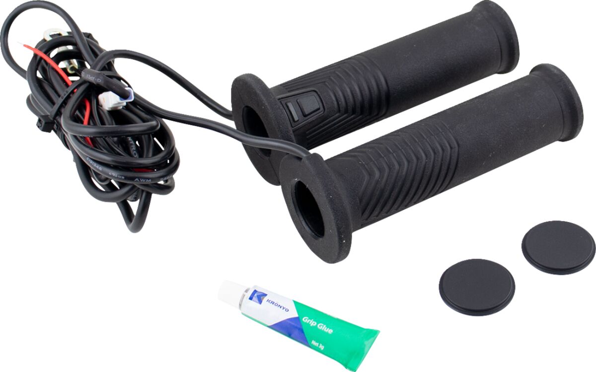 ARTEMIS HEATED GRIPS 1'' + 1 1/8'' 130mm BLACK