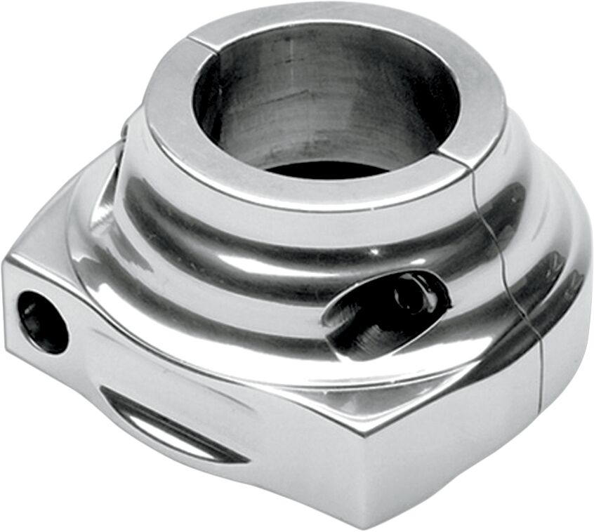 CHROME THROTTLE HOUSING   SINGLE CABLE (THREADED HOLE)