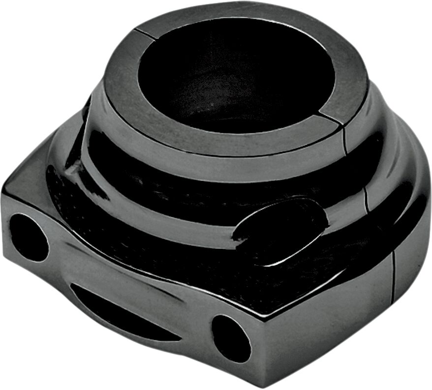 BLACK ANODIZED THROTTLE HOUSING   DUAL CABLE (SNAP IN CABLE)