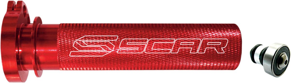 ALUMINUM THROTTLE TUBE & BEARING RED