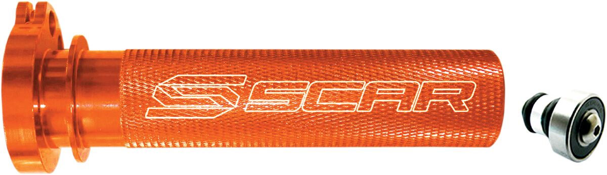 ALUMINUM THROTTLE TUBE & BEARING ORANGE