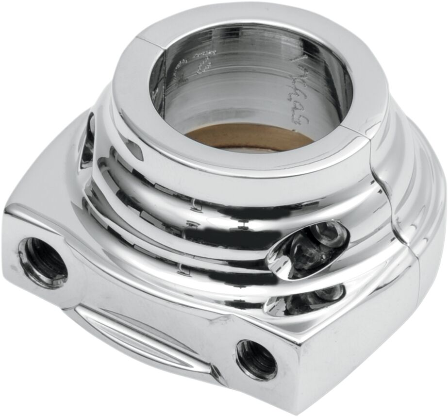 THROTTLE HOUSING DUAL CABLE CHROME