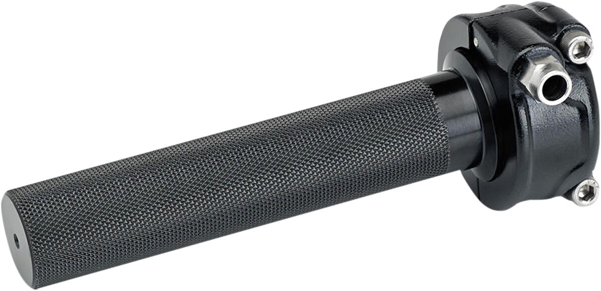 WHISKEY 7/8" THROTTLE SINGLE CABLE ASSEMBLY BLACK
