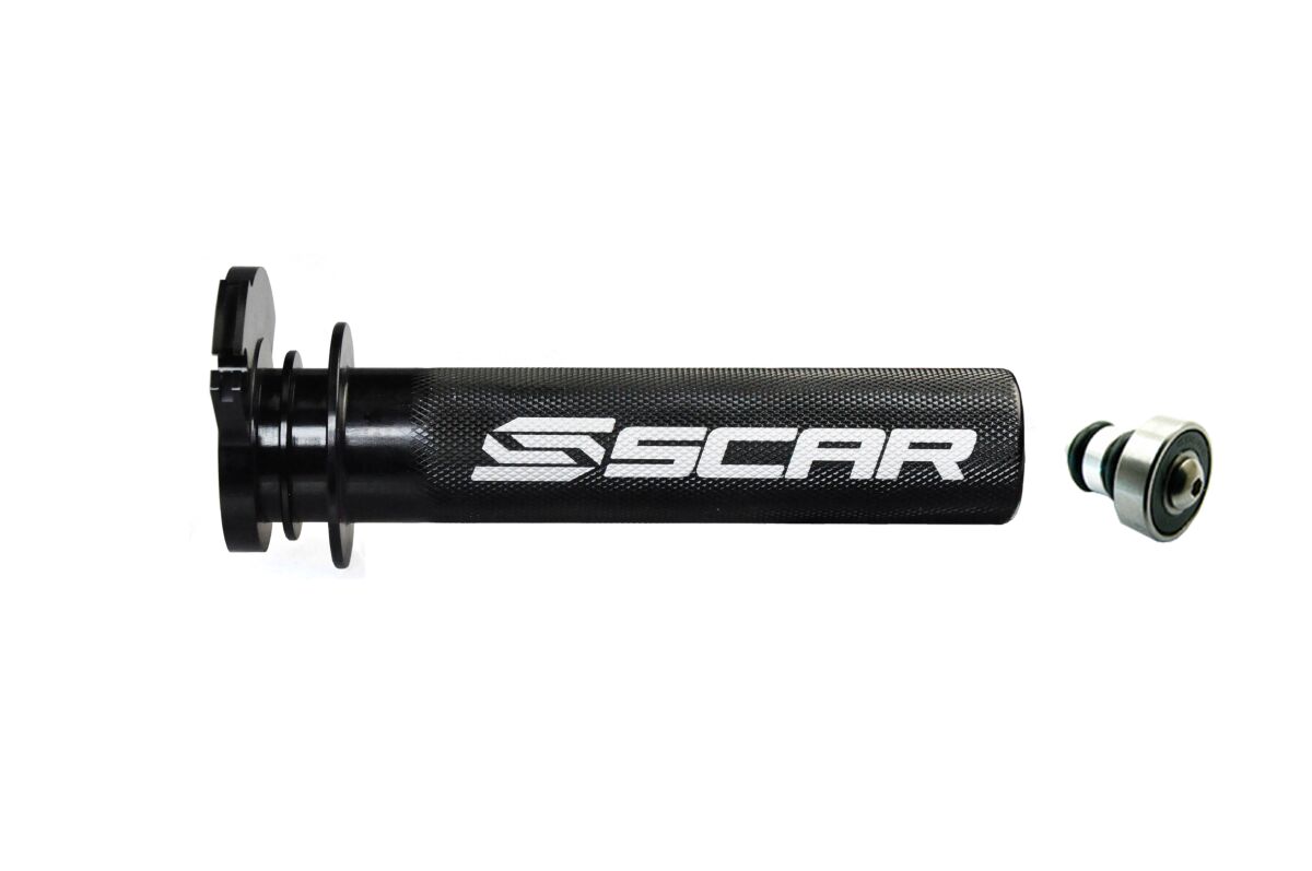 ALUMINUM THROTTLE TUBE & BEARING BLACK