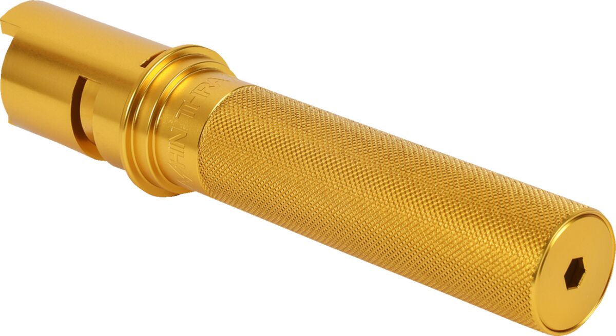 Throttle Tube - Knurled - 1" - Gen 2 TBW - Gold