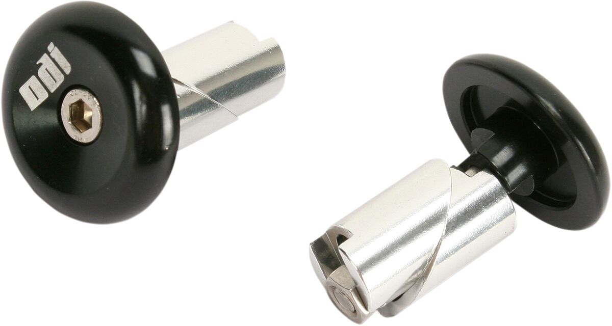 BAR END PLUGS BLACK
