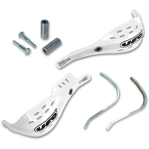 JUMPY SUPERMOTARD UNI HANDGUARDS FOR 28,6mm (1 1/8") PRO-TAPER BARS WHITE