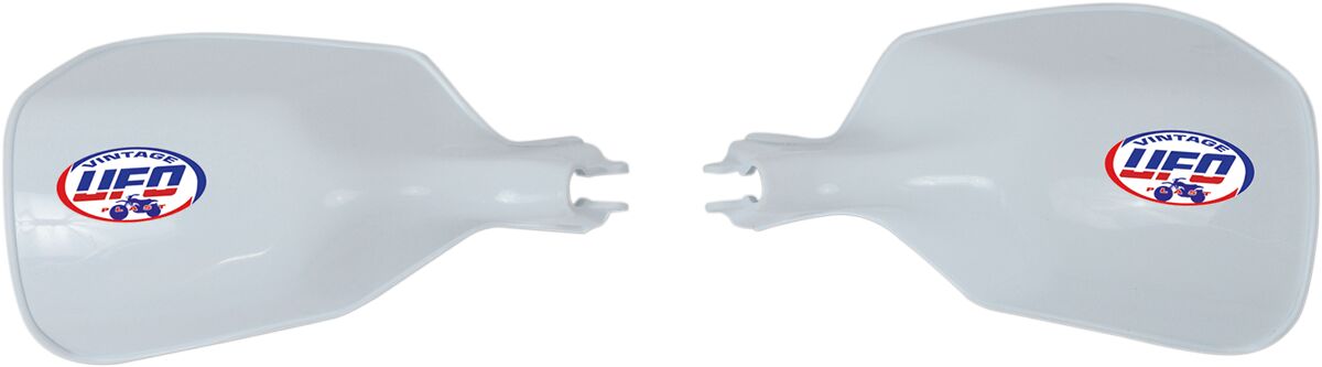 VINTAGE UNIVERSAL HANDGUARDS FOR DRUMBRAKE WHITE