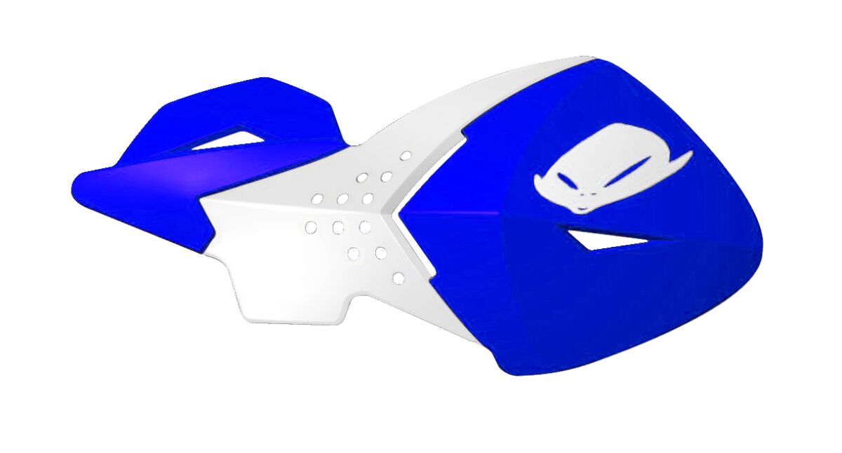 REPLACEMENT PLASTIC FOR ESCALADE HANDGUARDS REFLEX-BLUE/WHITE