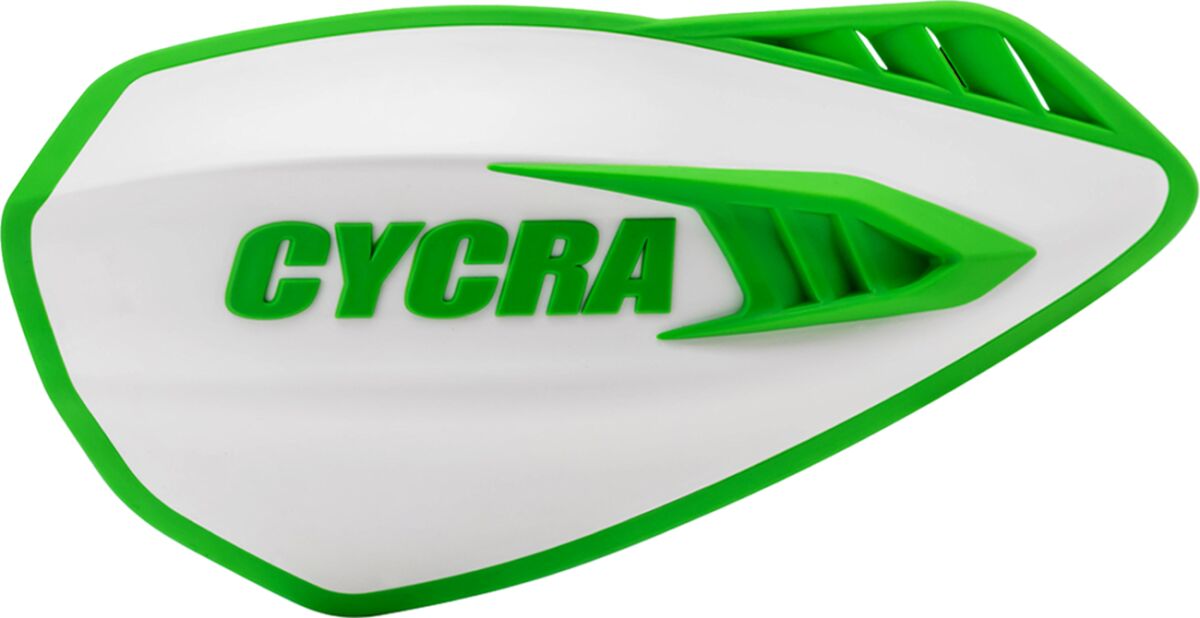 White/Green Cyclone Handguards