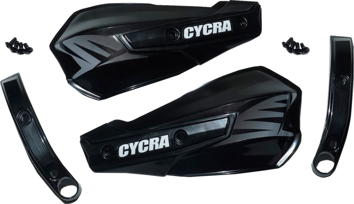 Replacement Vortex Handshields w/ Abrasion Guards - Black