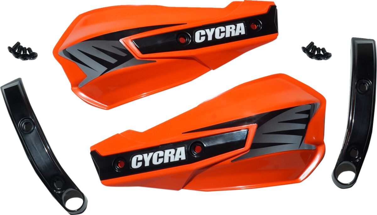 Replacement Vortex Handshields w/ Abrasion Guards - Orange