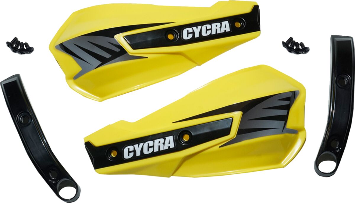 Replacement Vortex Handshields w/ Abrasion Guards - Yellow