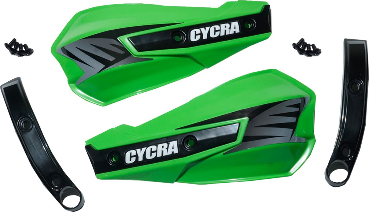 Replacement Vortex Handshields w/ Abrasion Guards - Green