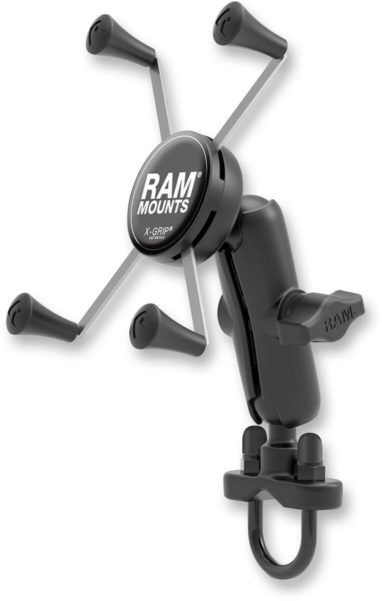 RAM HANDLEBAR RAIL MOUNT FOR LARGE DEVICES PLASTIC BLACK