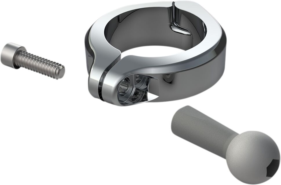 15" Chrome Aluminum Clamp Mount