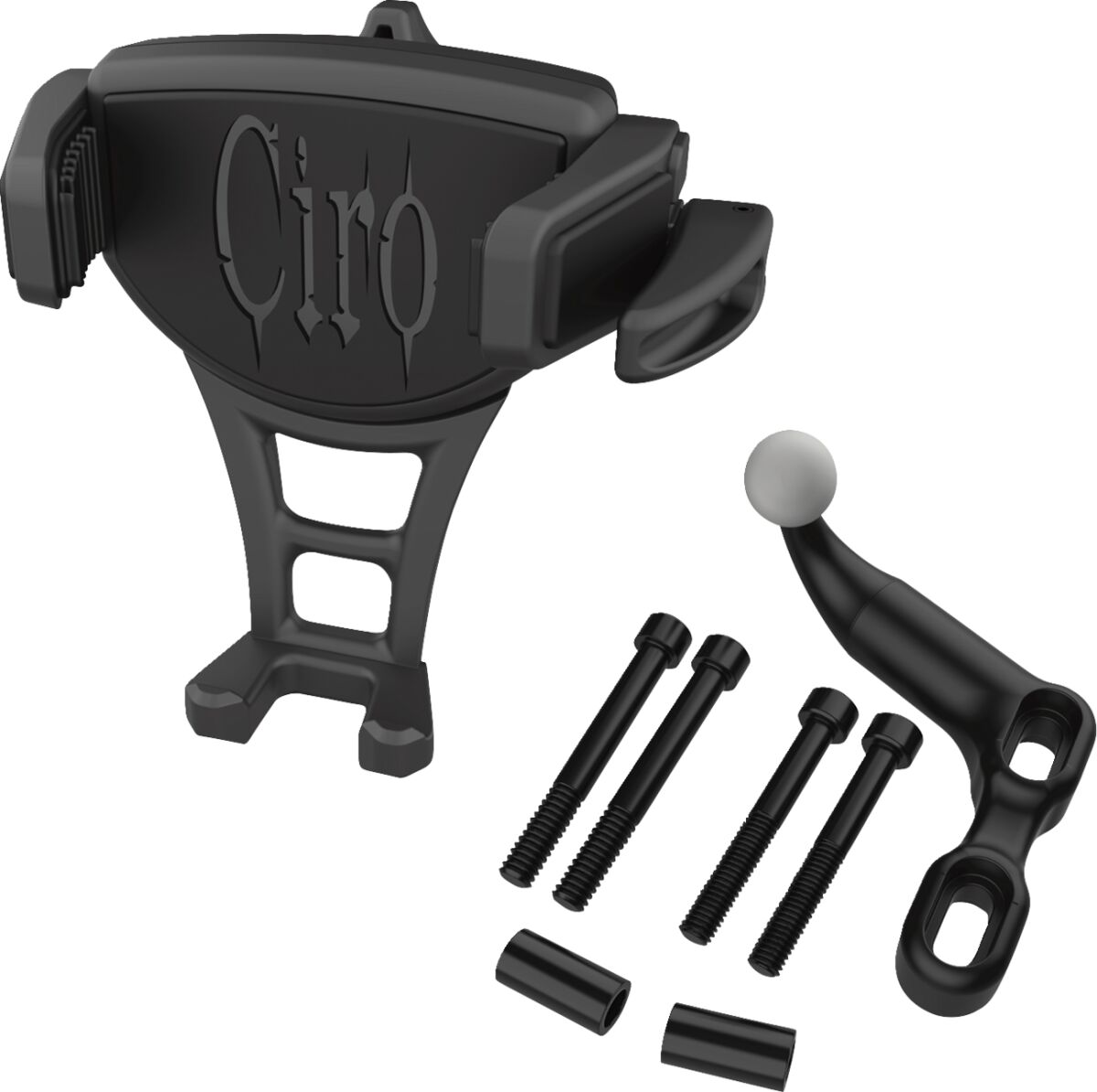 Phone Holder - Constrictor - Black - Black Offset Perch Mount