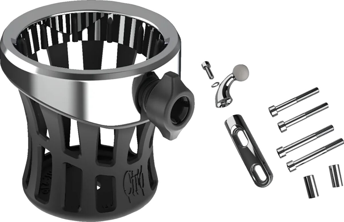 Drink Holder - Gen 2 - Chrome - Chrome Perch Mount