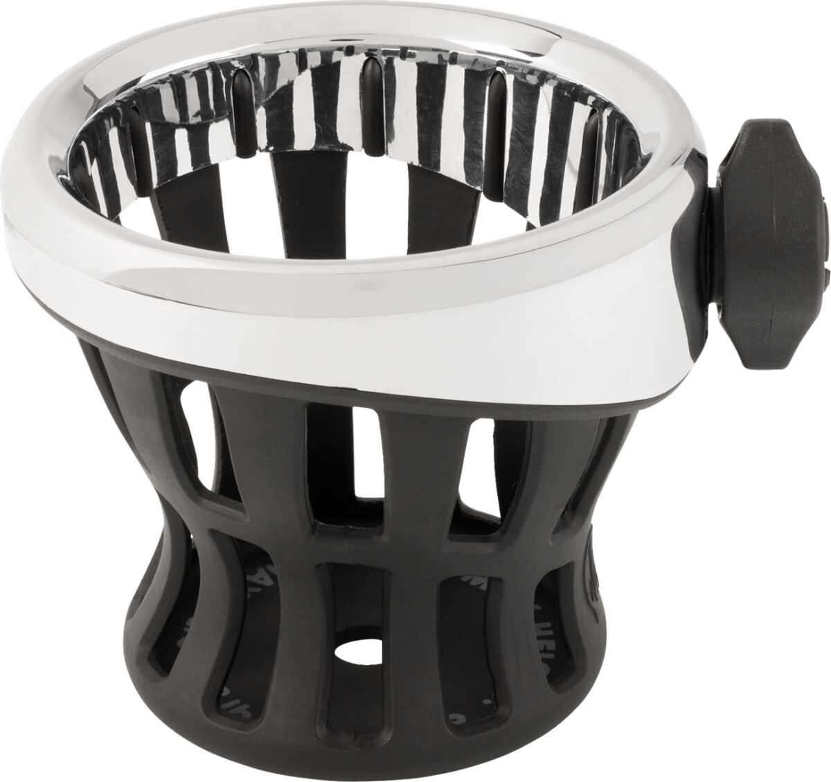 Drink Holder - Gen 2 - Chrome - Chrome 1-1/8"/1-1/4" Handlebar Mount