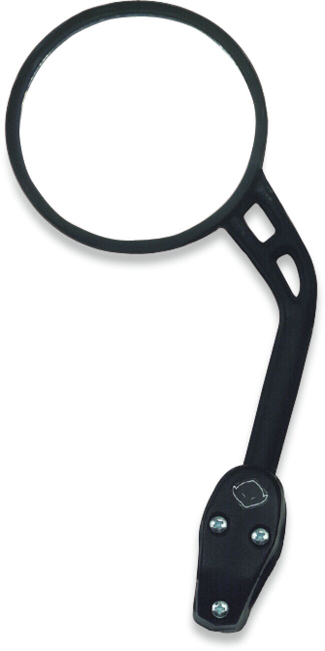 HANDLEBAR MIRROR FOR 22mm (7/8") HANDLEBARS LEFT BLACK