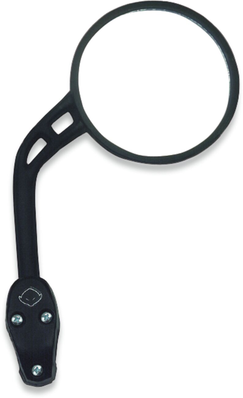 HANDLEBAR MIRROR FOR 22mm (7/8") HANDLEBARS RIGHT BLACK