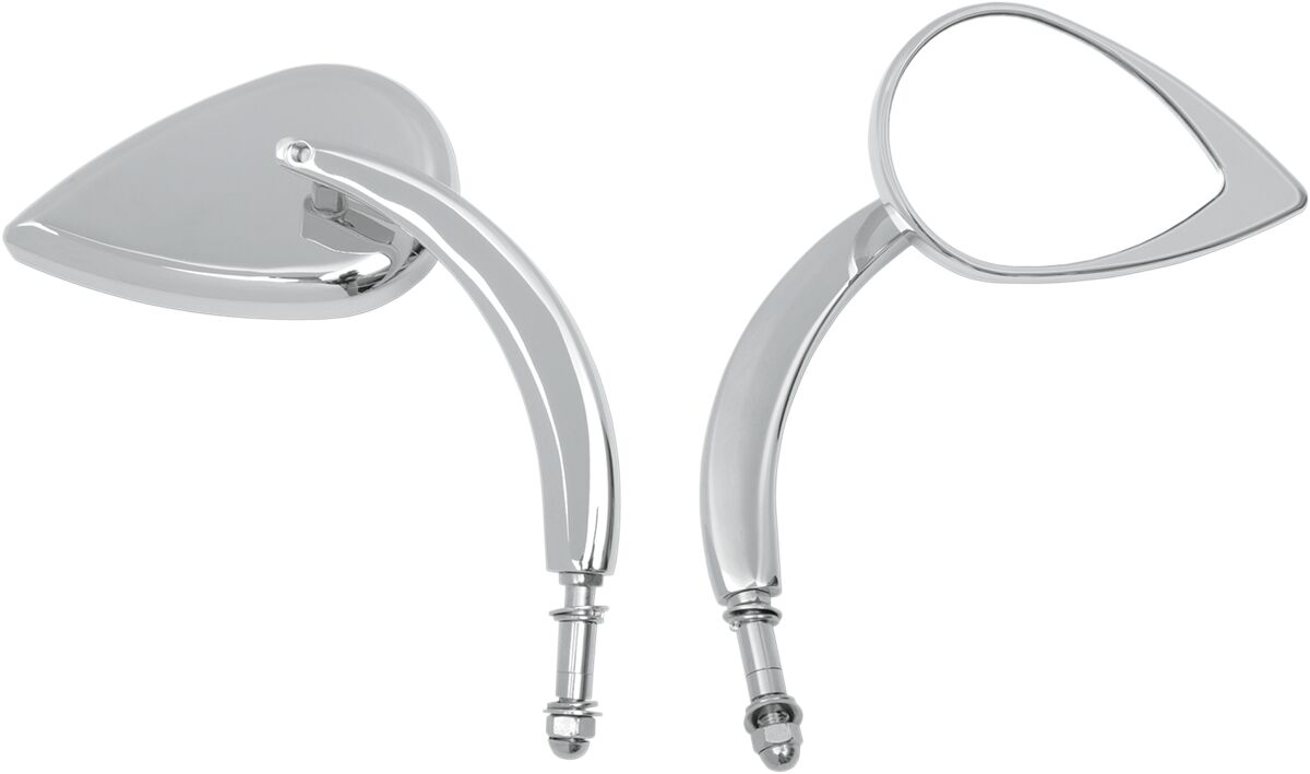 MIRROR TEARDROP W/ LONG STEM CHROME