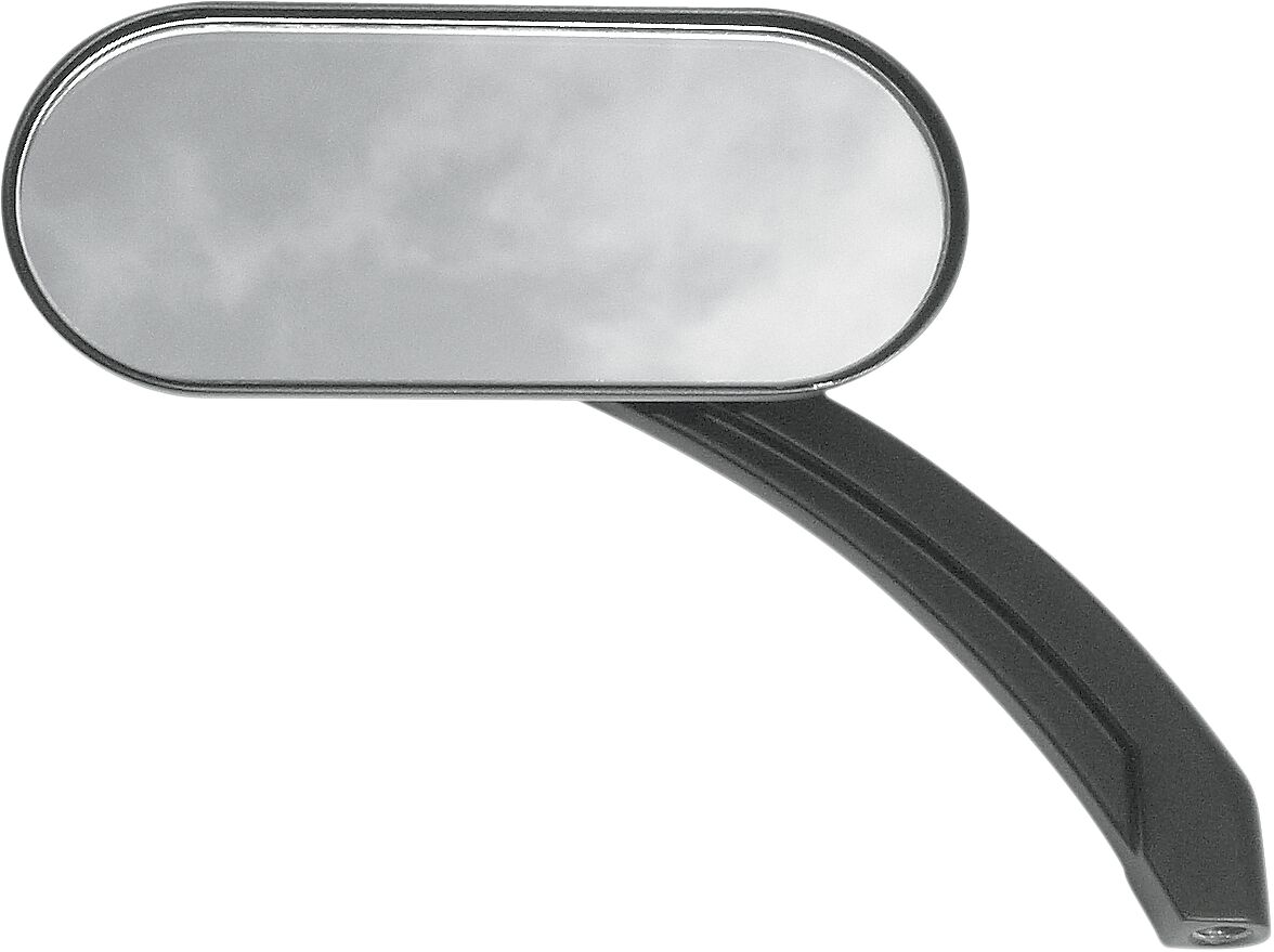 MIRROR HOTOP OVAL BLACK