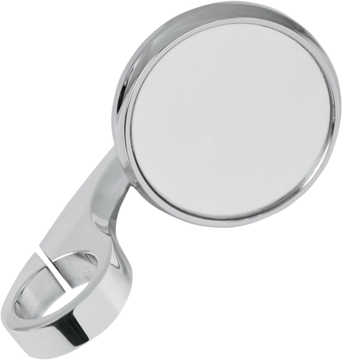 MIRROR CLAMP-ON SHOOTER 1" HANDLEBARS CHROME