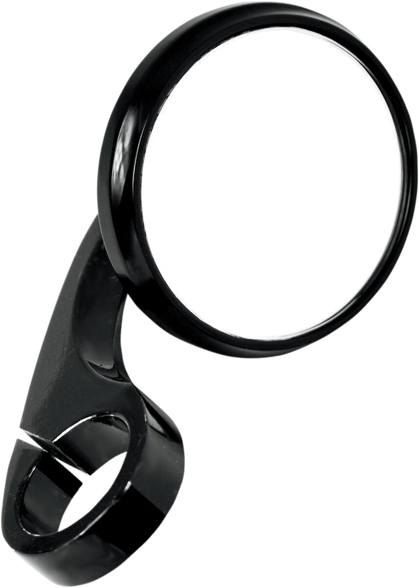 MIRROR CLAMP-ON SHOOTER 1" HANDLEBARS BLACK