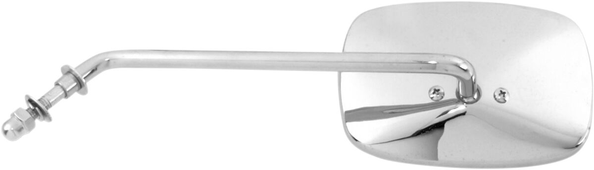 MIRROR LONG STEM BOLT-ON LEFT CHROME