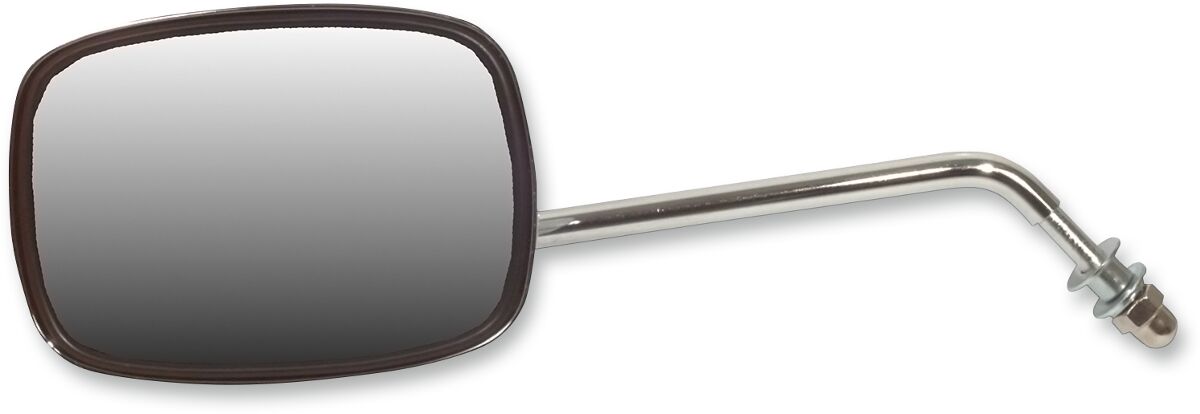 MIRROR SHORT STEM BOLT-ON LEFT CHROME