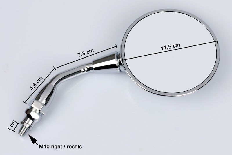 MIRROR MOTO GUZZI RIGHT CHROME