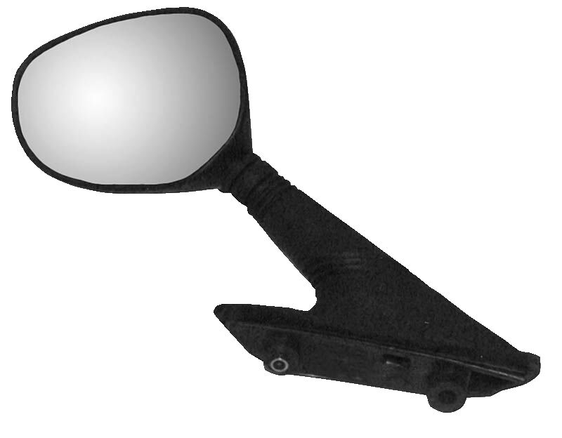 MIRROR OEM REPLACEMENT LEFT BLACK