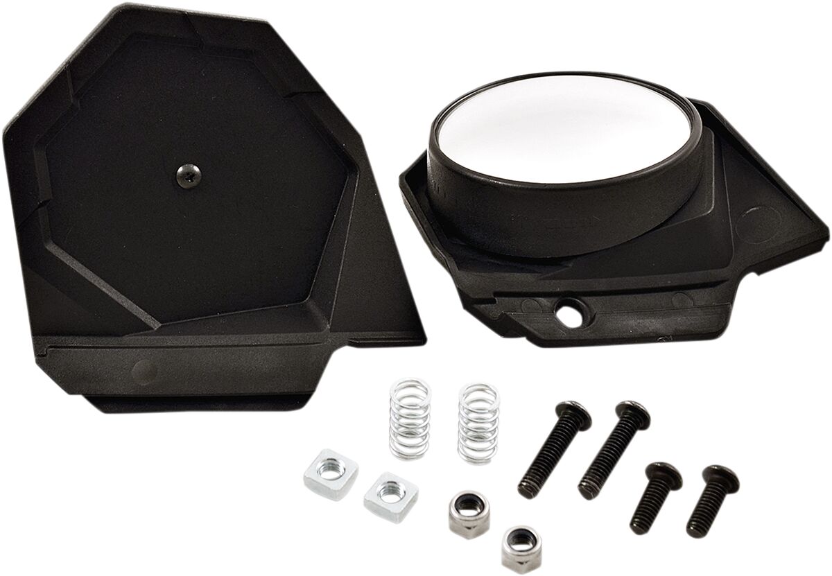 HANDGUARD MIRROR KIT SENTINEL 2.75" ROUND FOLDING CUSTOM REPLACEMENT BLACK