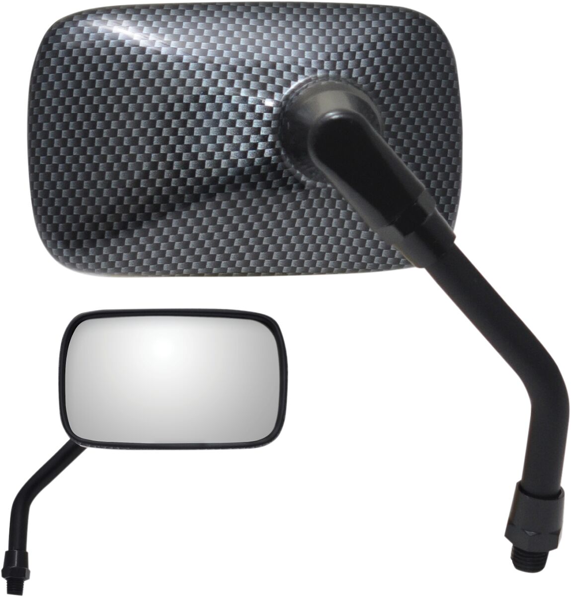 MIRROR MINI RECTANGULAR UNIVERSAL CARBON