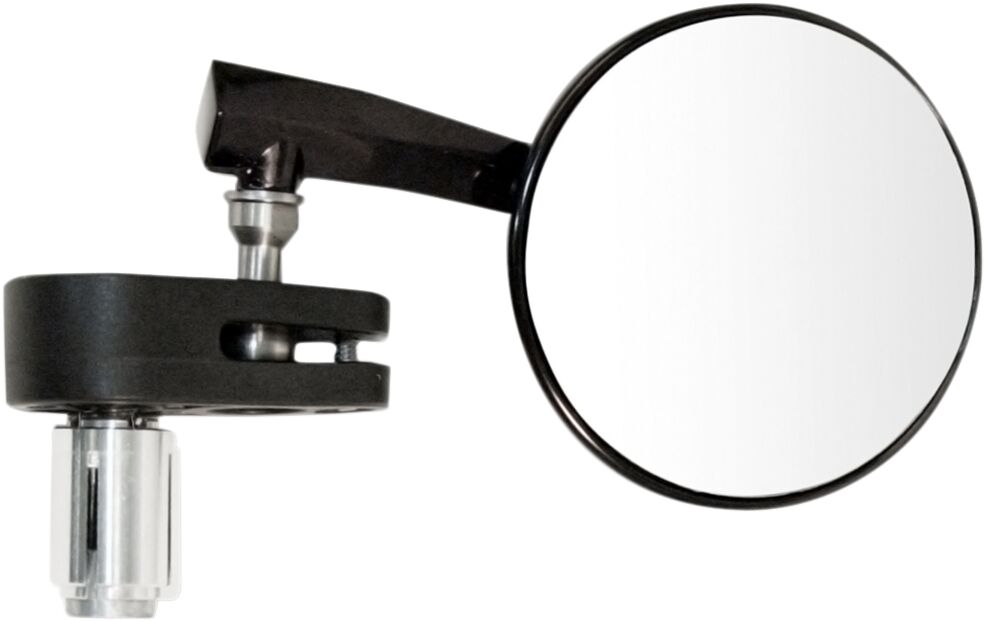 MIRROR BAR-END 3" LEFT BLACK