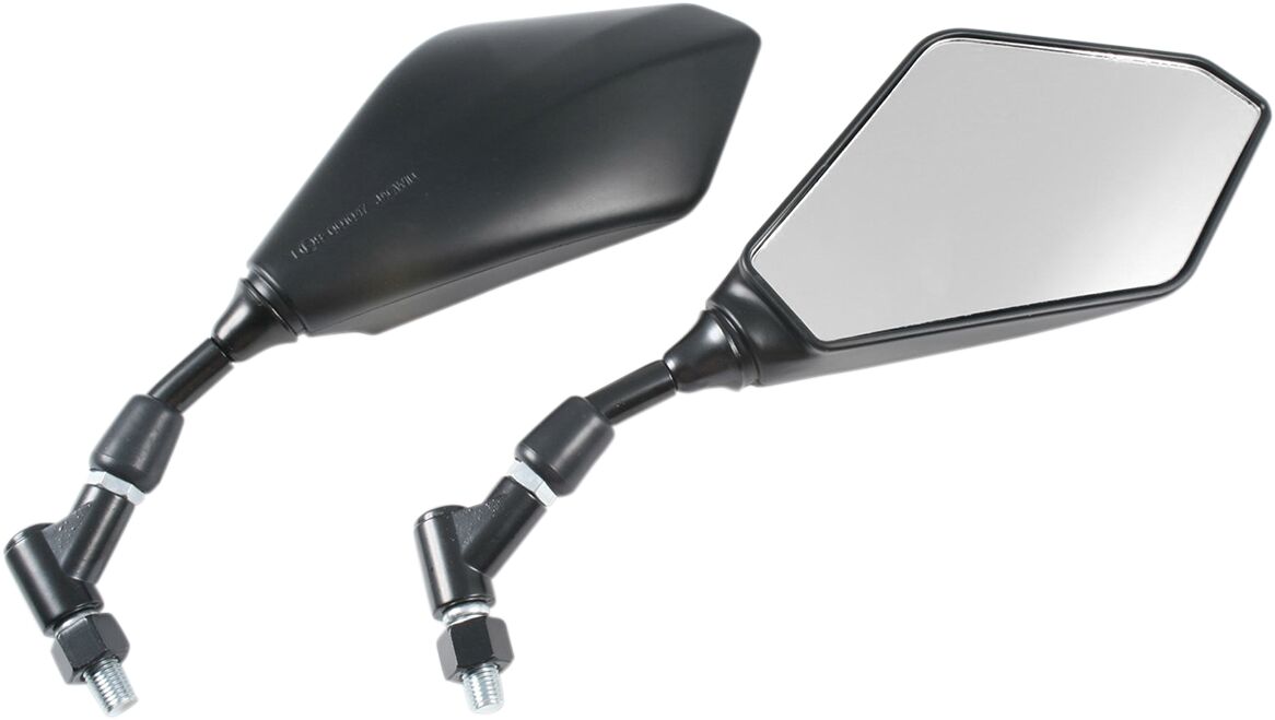 CUSTOM REPLACEMENT MIRROR / ABS|STEEL / BLACK