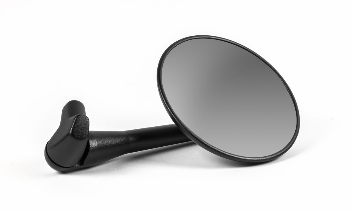 CUSTOM REPLACEMENT MIRROR / ALUMINIUM / BLACK