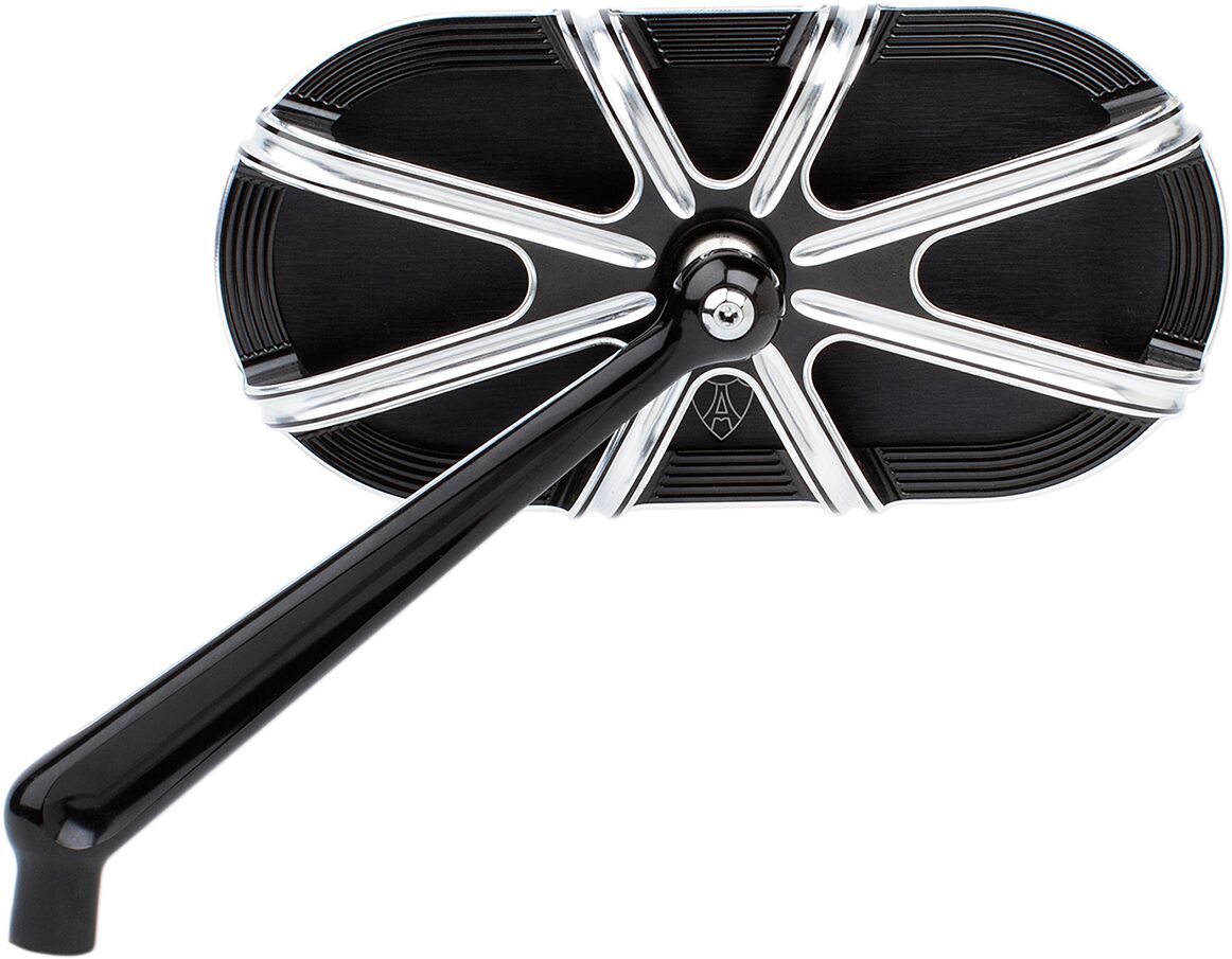 MIRROR CAGED 10-GAUGE LEFT BLACK