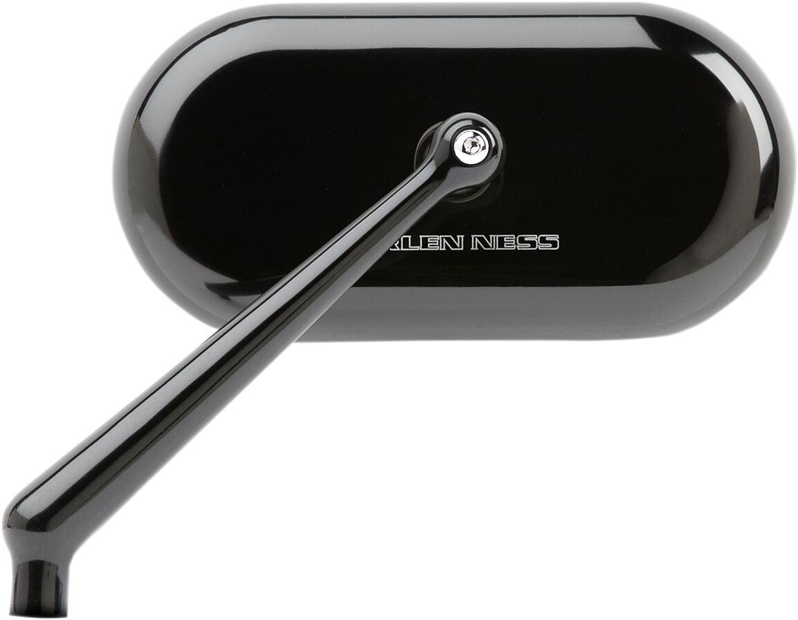 MIRROR OVAL BLACK LEFT