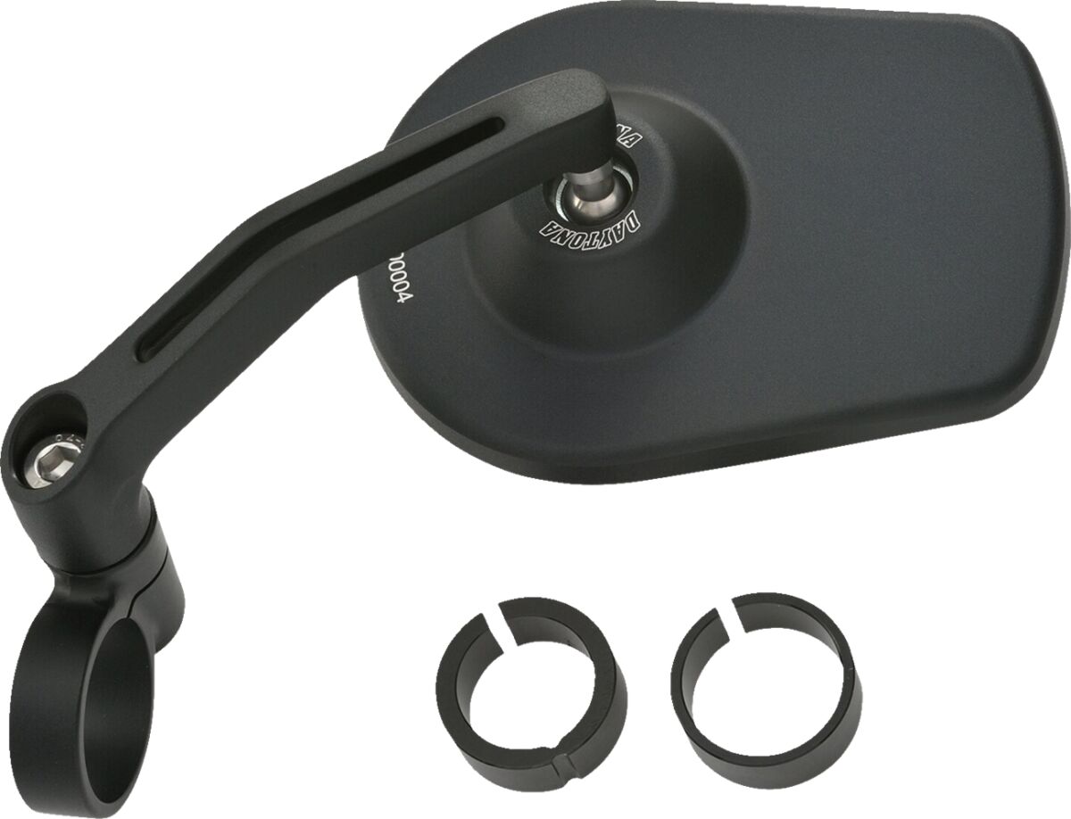 Bar End D-Mirror 5" Aluminium Pan