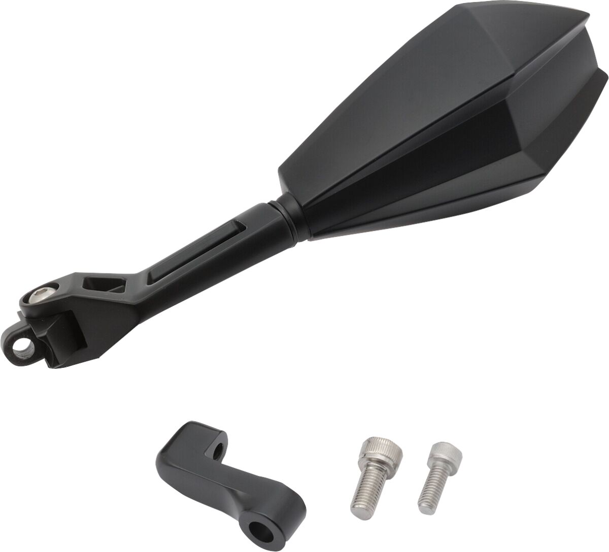 Handlebar D-Mirror 11" Aluminium ABS (Left)