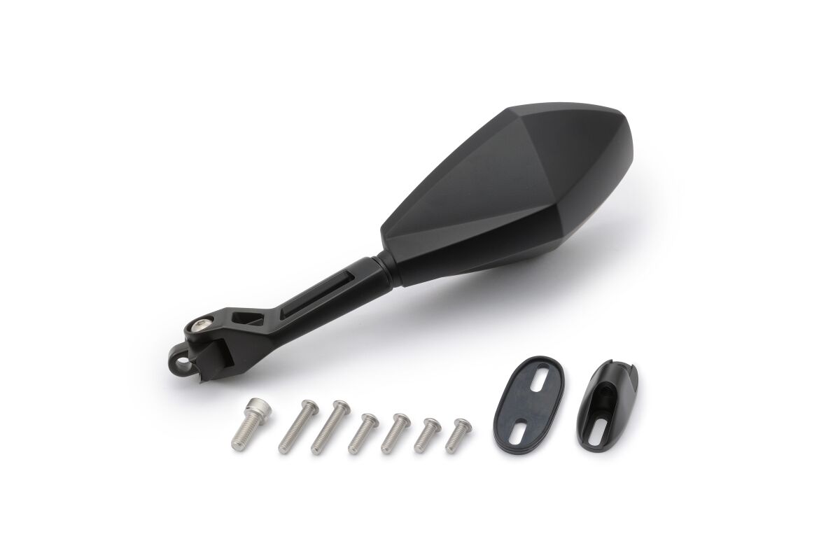 D-Mirror 12" Aluminium ABS Diamond Fairing Mount (Left)