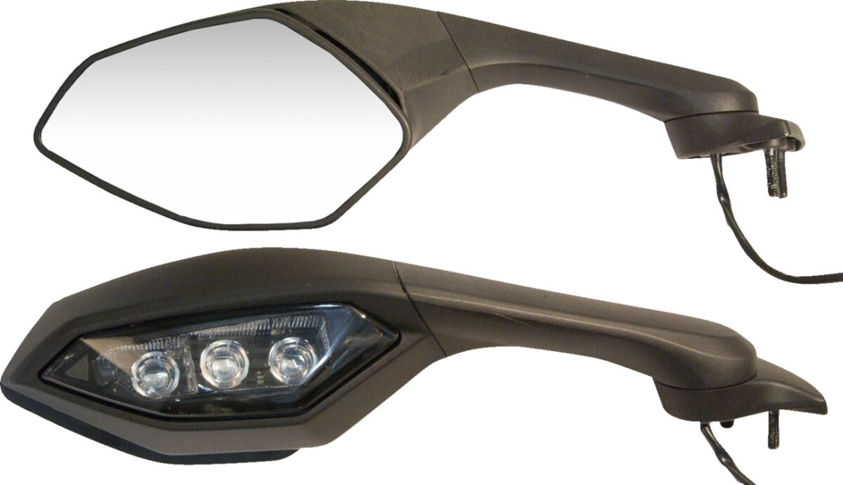 MIRROR R BLACK YAM