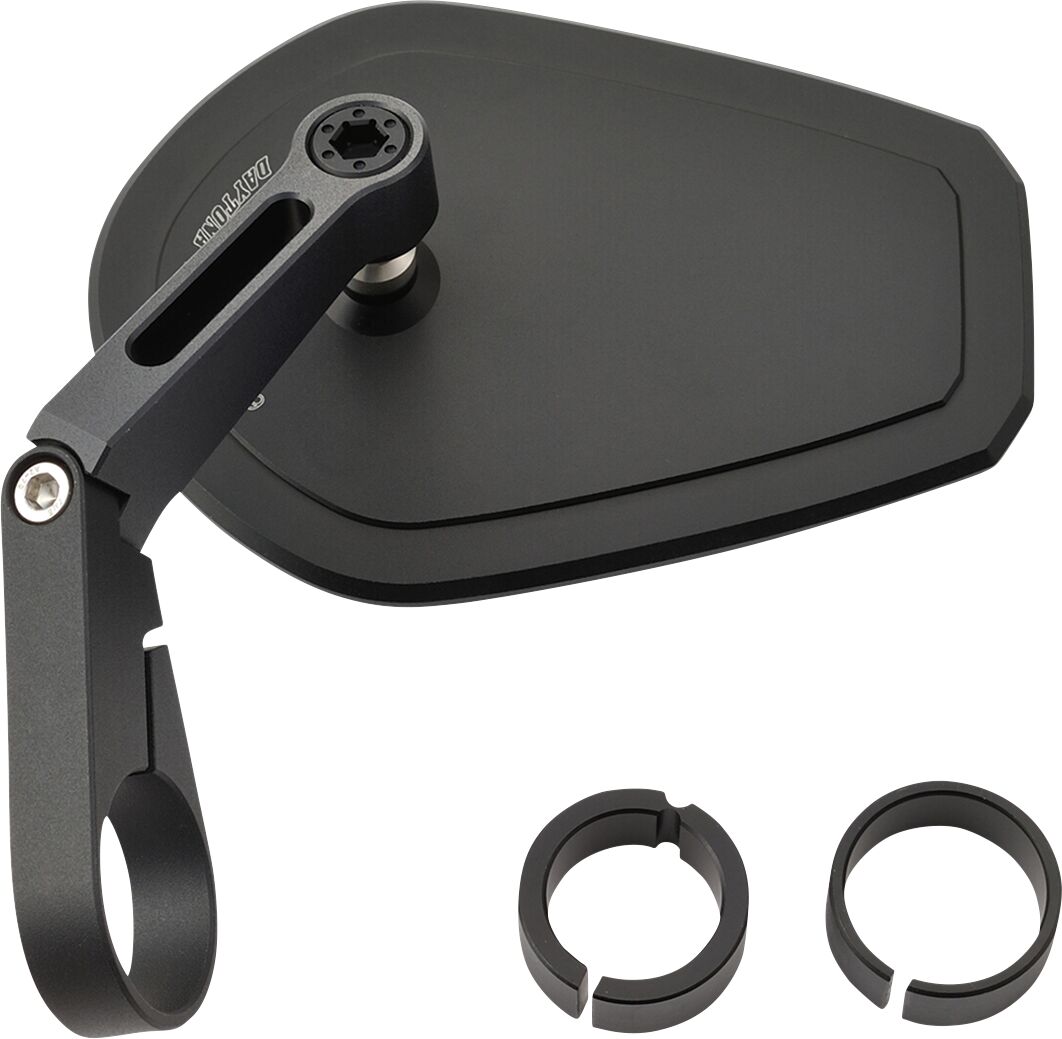 Bar End D-Mirror 15" Flat (Short)