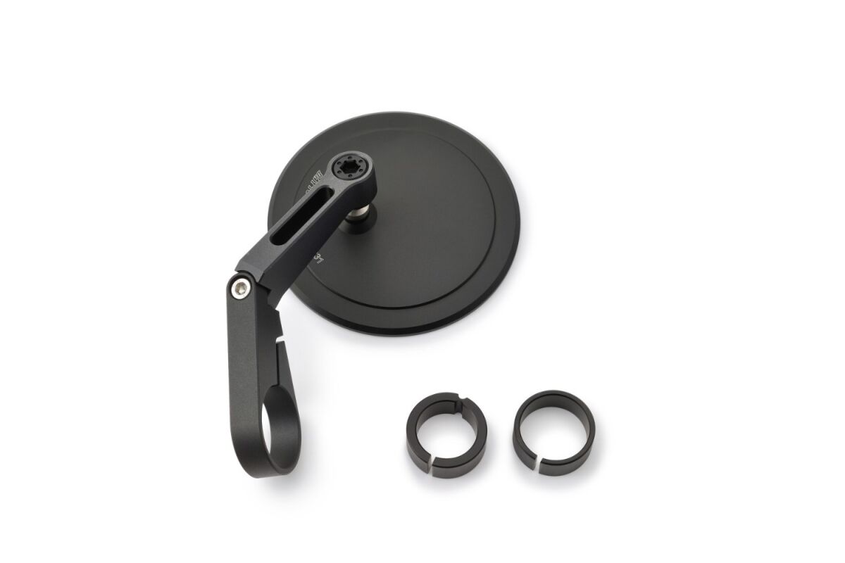 Bar End D-Mirror 17" Flat (Short)