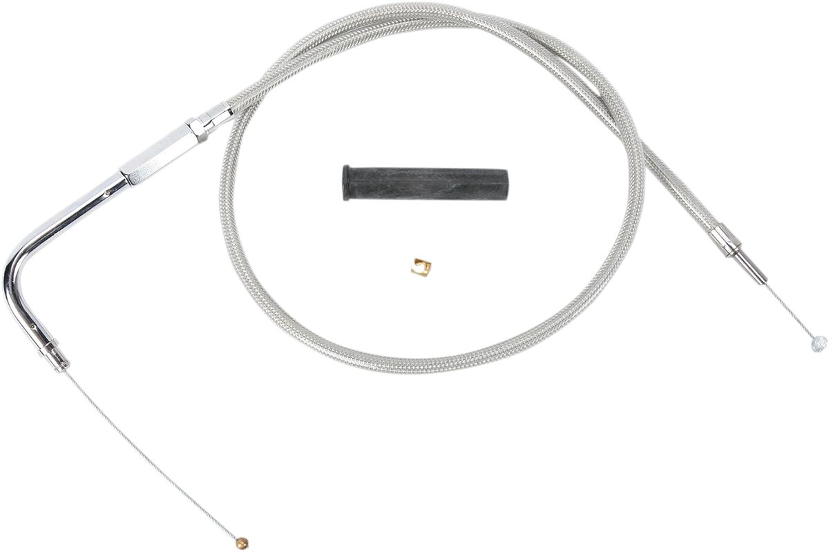 THROTTLE CABLE STAINLESS STEEL 37"