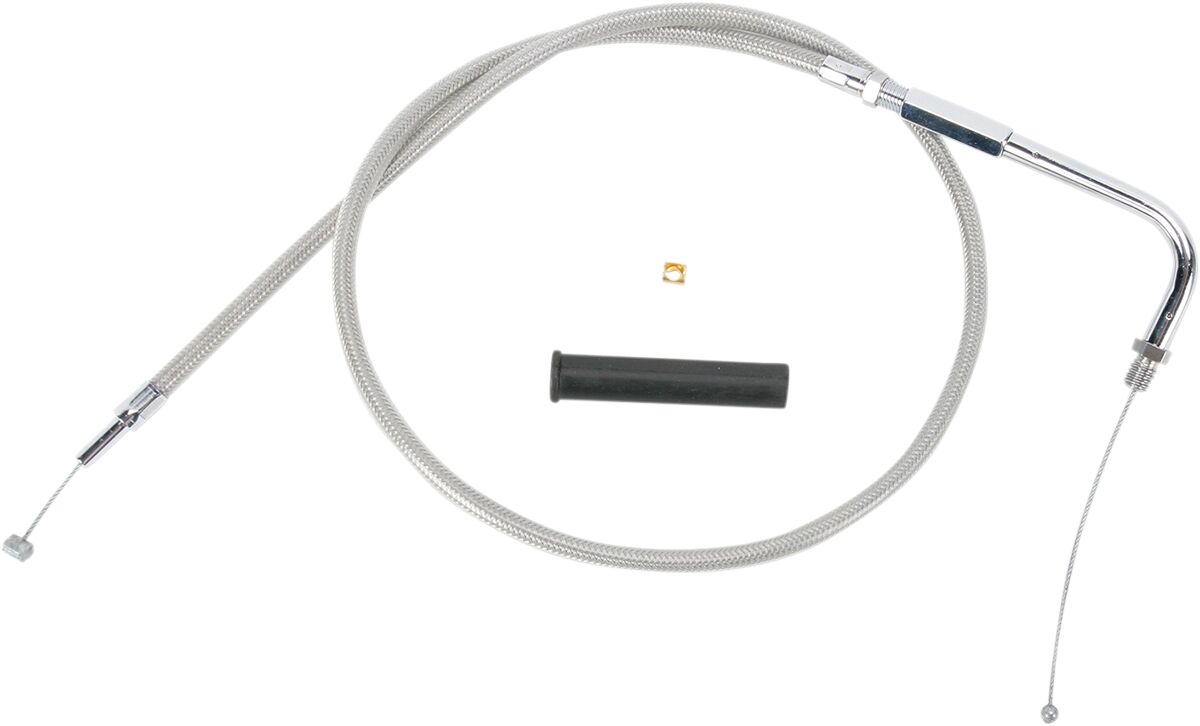 THROTTLE CABLE STAINLESS STEEL 37"