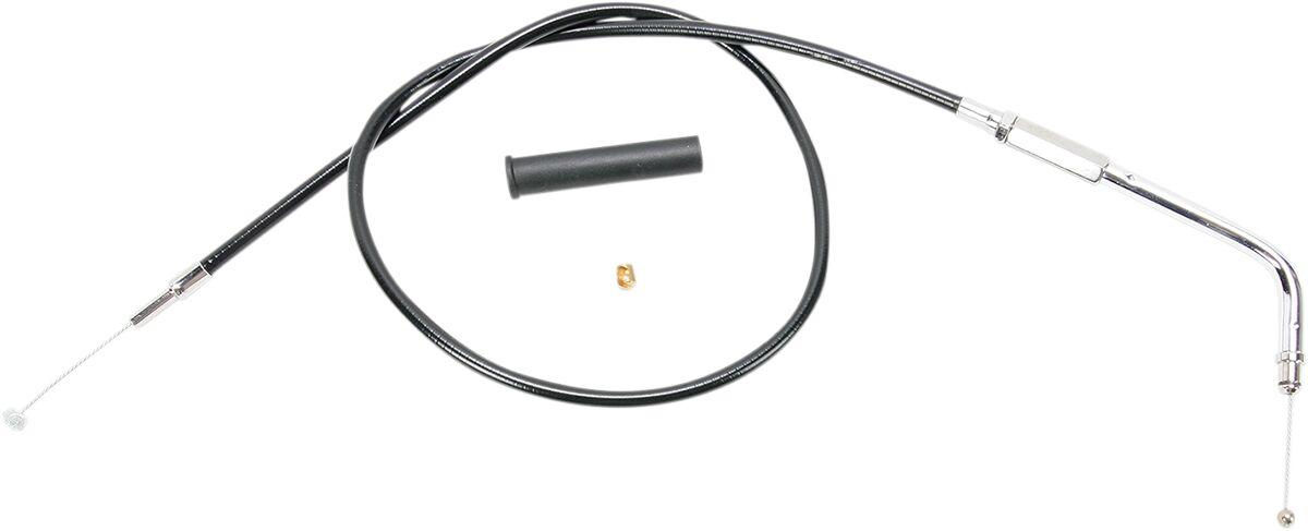 THROTTLE CABLE BLACK VINYL 32.5"