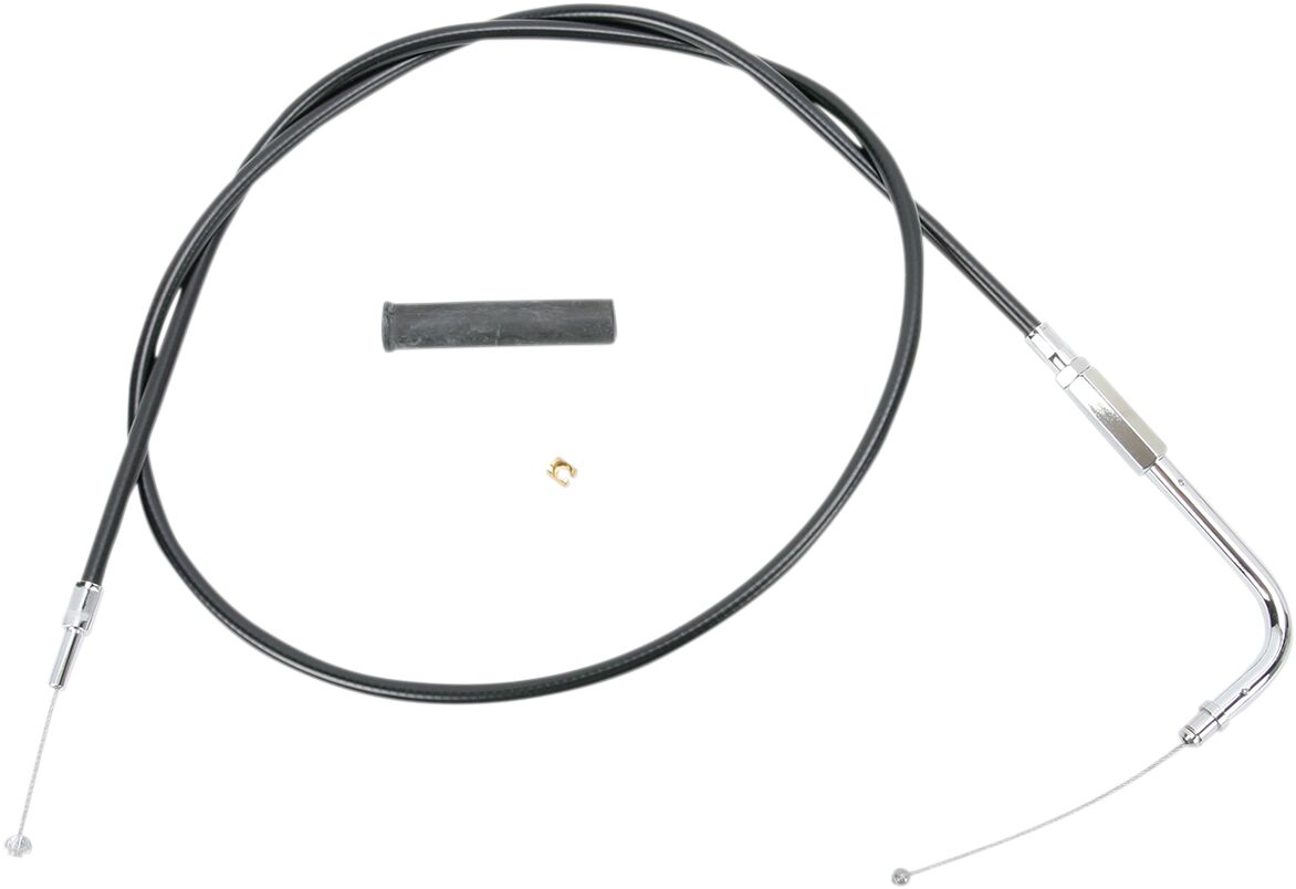 THROTTLE CABLE BLACK VINYL 47"